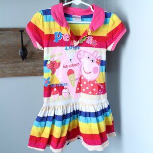 Peppa Pig Dress Size 4 Summer